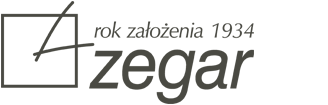 Zegar - polskie karnisze - mosiądz, aluminium, stal szlachetna